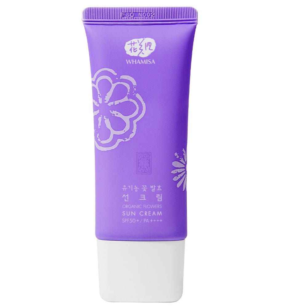 Whamisa Organic Flowers Sun Cream SPF 50 60 g