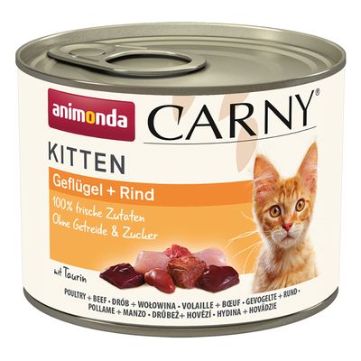 Mix Sparpaket Animonda Carny Kitten 12 x 200 g