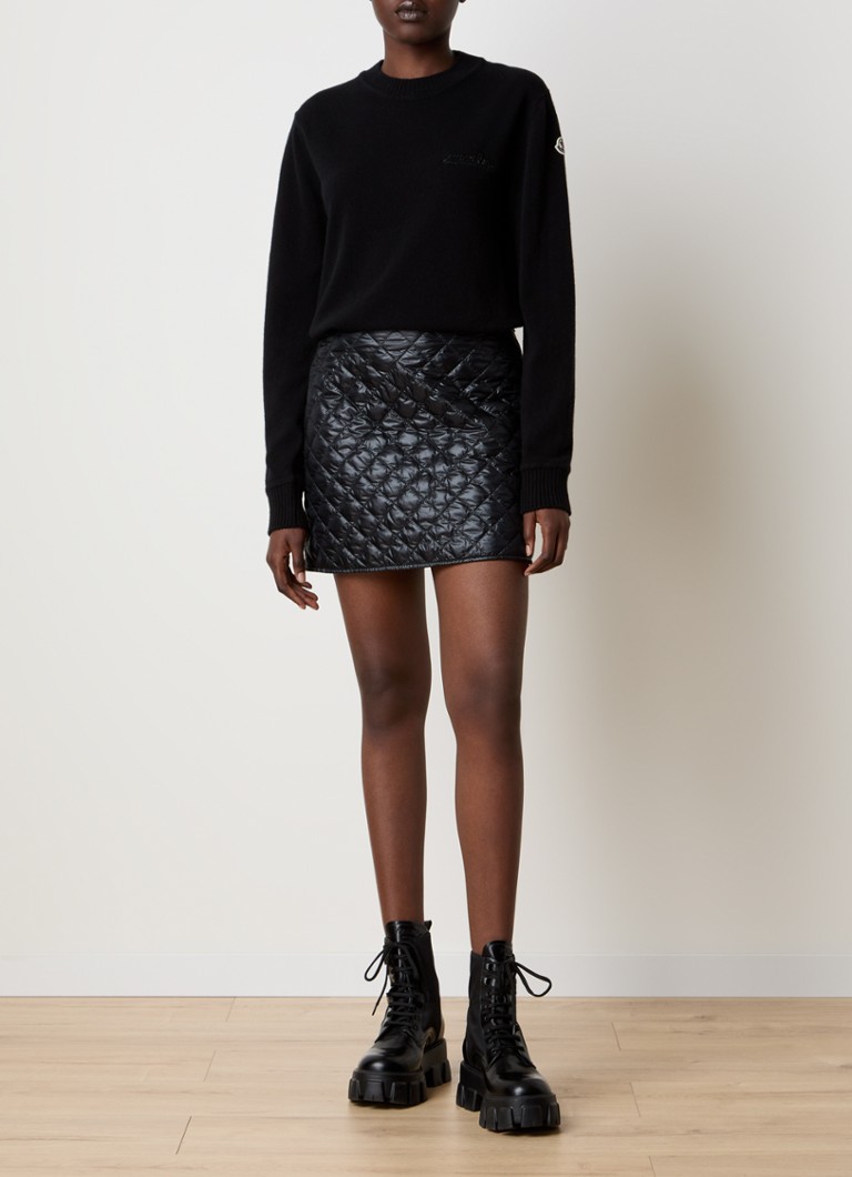Jupe Moncler Gonna mini à motif matelassé