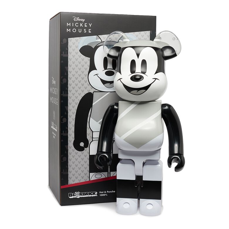Medicom Bearbrick Hat und Poncho Mickey Mouse 1000% multicolor