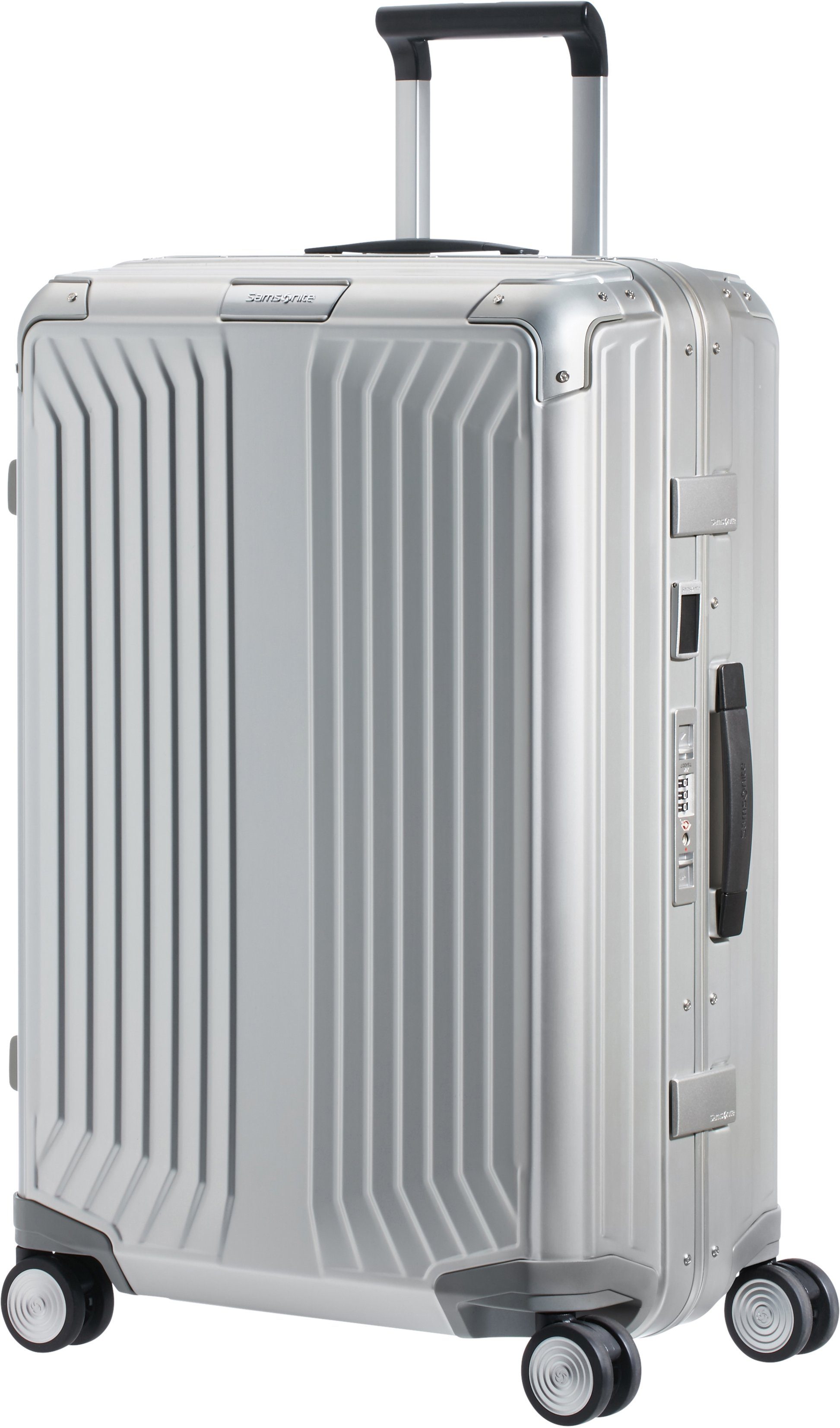 Samsonite Hartschalen-Trolley Lite-Box Alu, 69 cm, 4 Rollen, hergestellt aus Premium-Aluminium