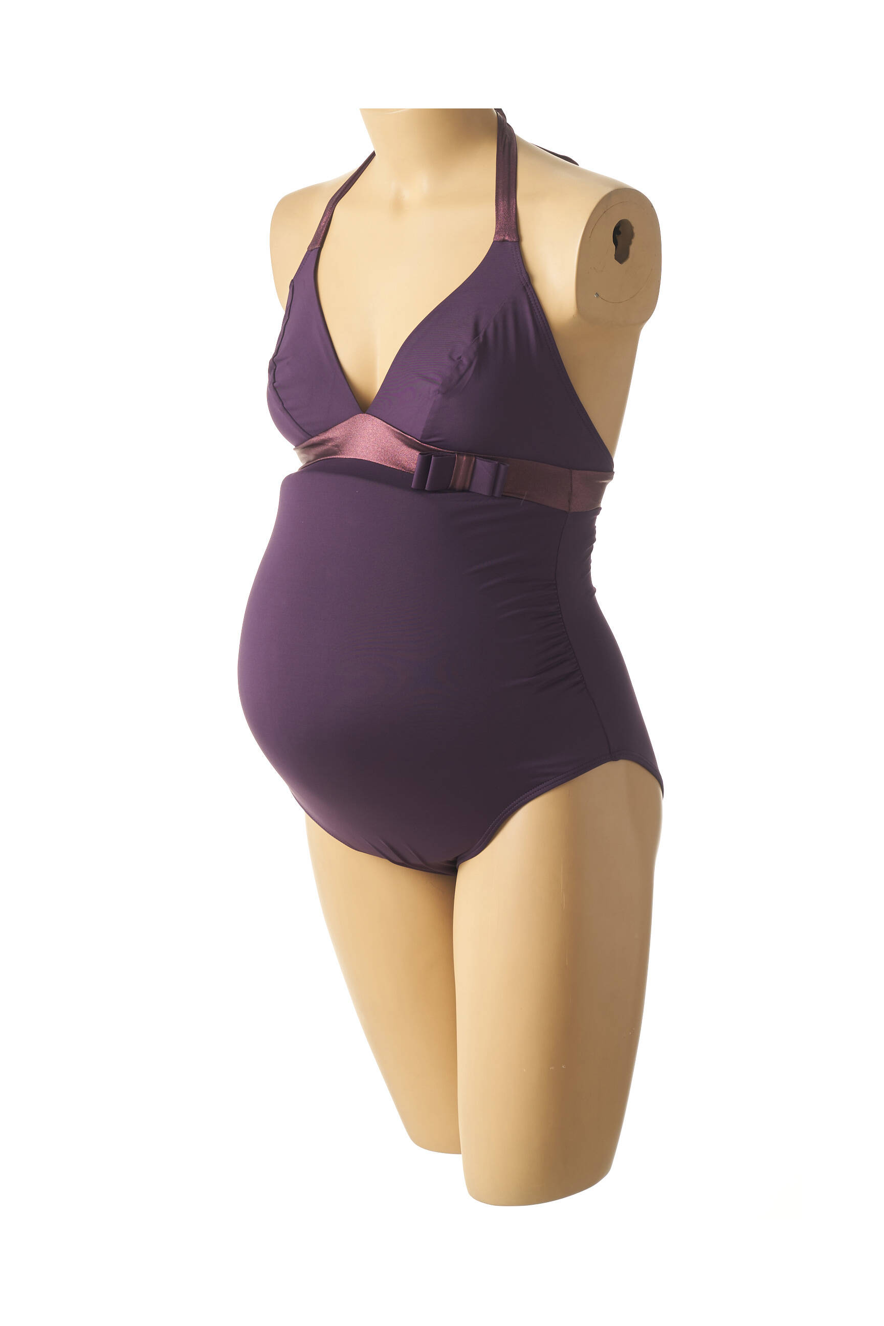 Cache Coeur Maillots2bain Maternite Femme couleur violet