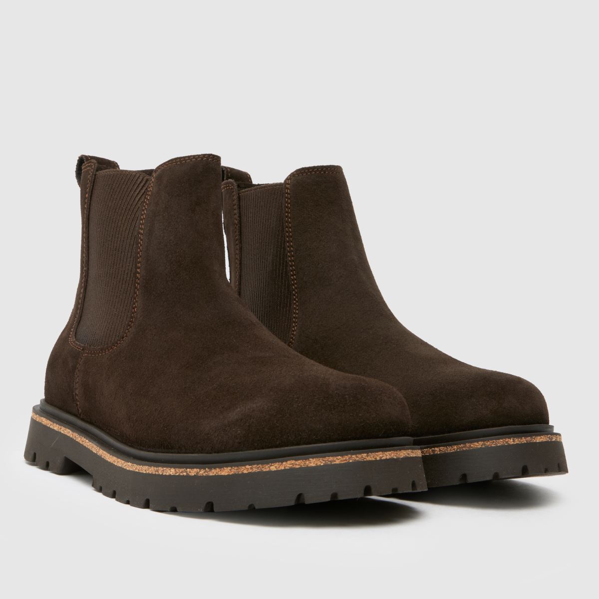 BIRKENSTOCK – Highwood – Mörkbruna slip-on-stövlar