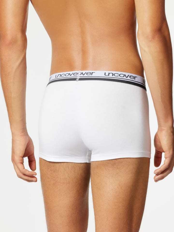 Schiesser Boxershorts Uncover in weiss-blau günstig kaufen