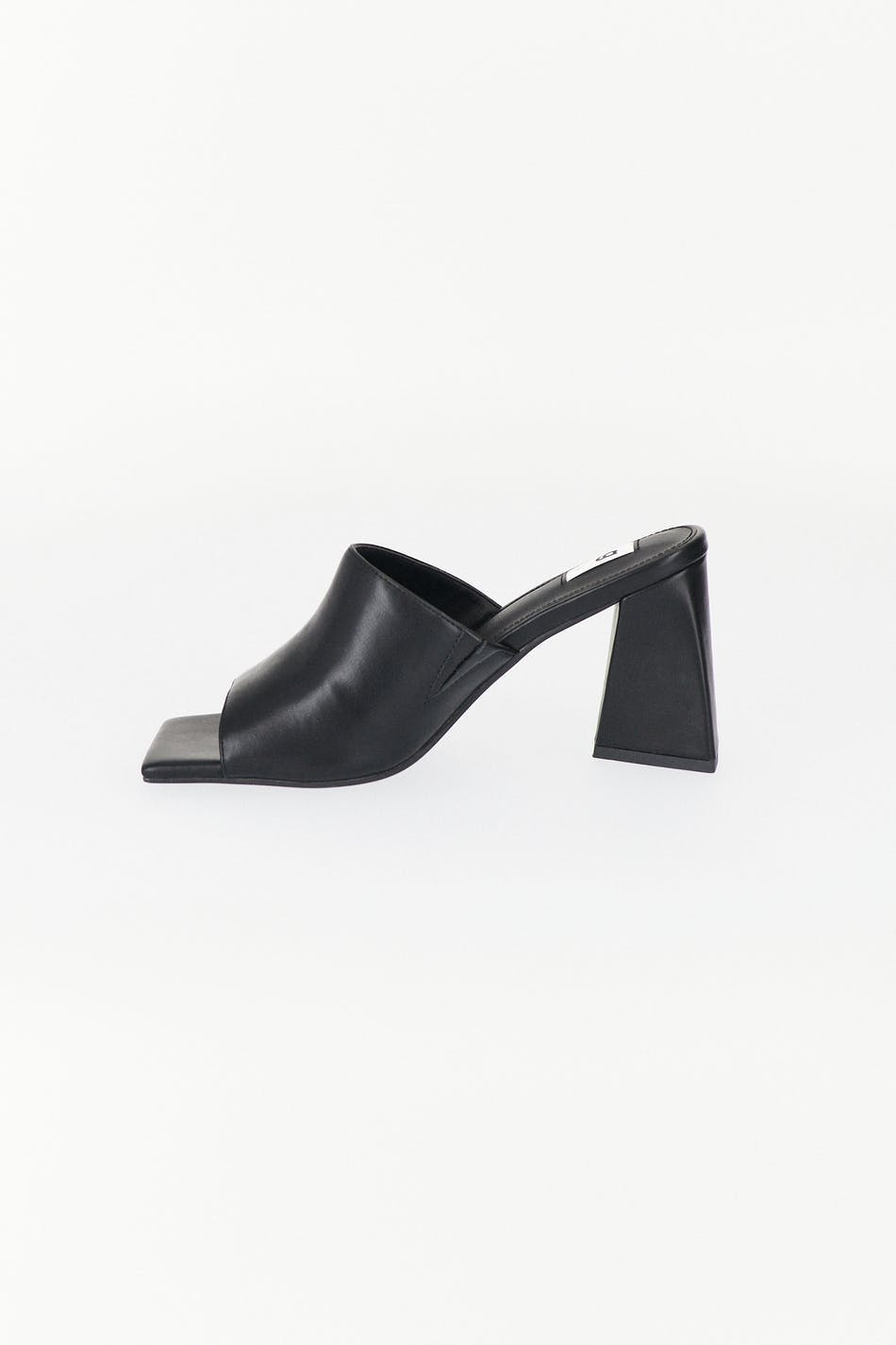 Asymetric high heel sandals