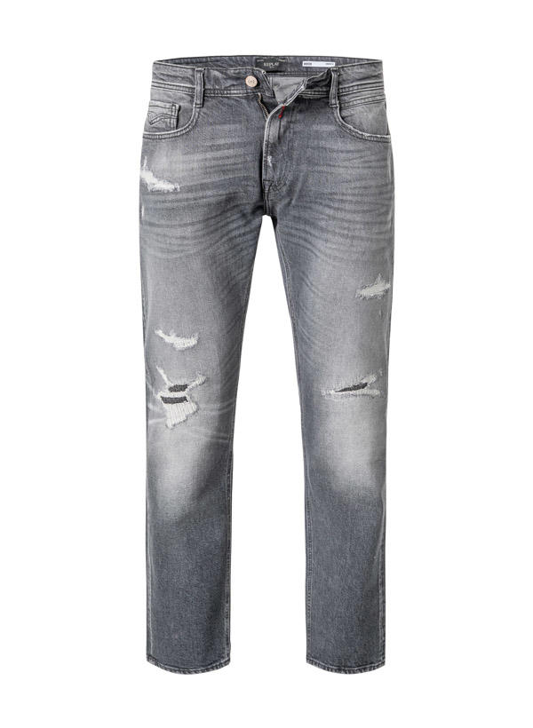Replay, Jeans Rocco, Comfort Fit, Baumwoll-Stretch, grau
