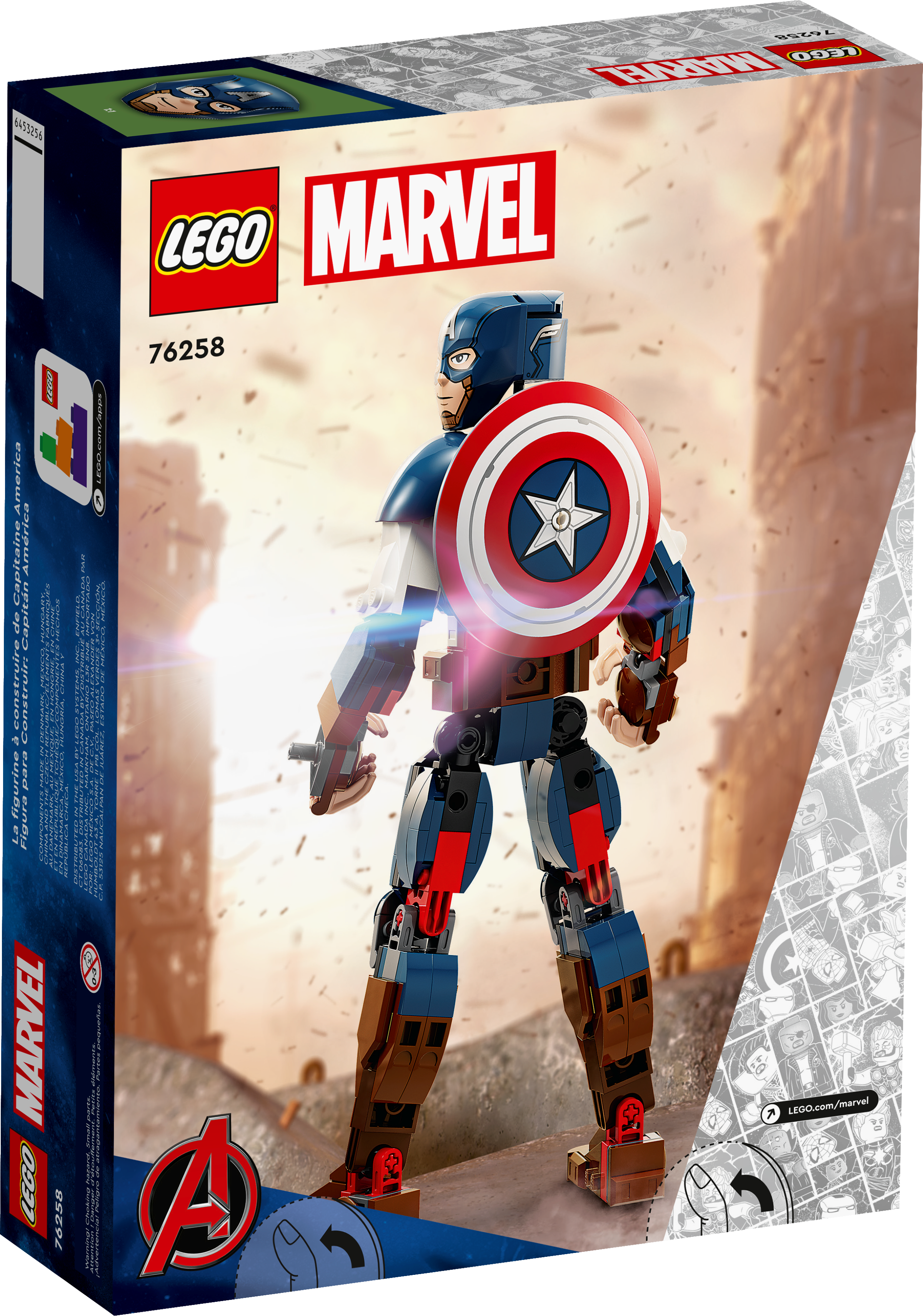 Captain America Baufigur 76258