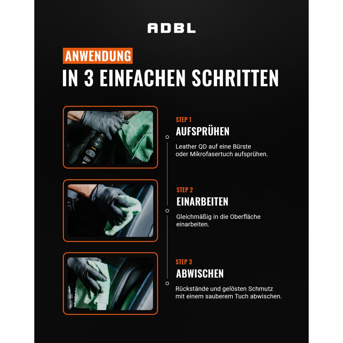 ADBL Leather QD Lederpflege mit Canyon Trigger 500ml