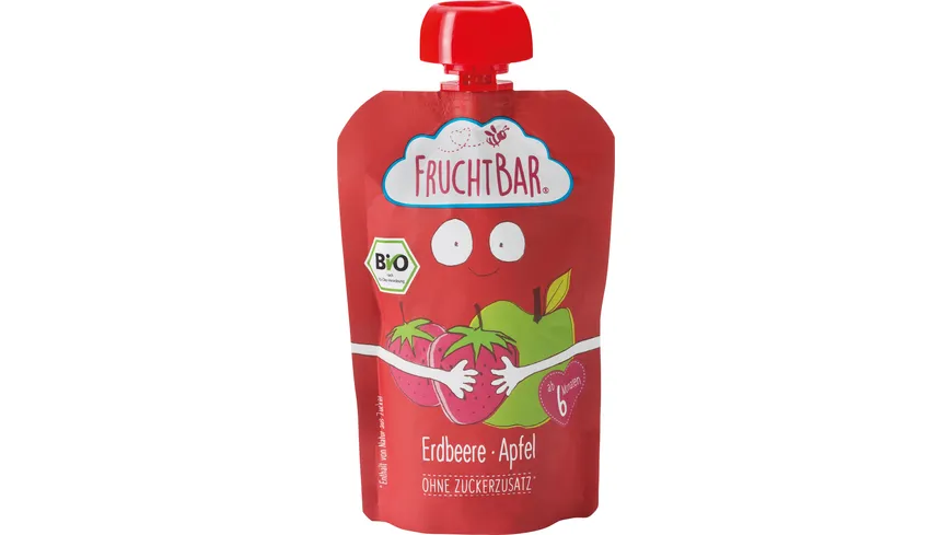 FRUCHTBAR Quetschie Apfel Erdbeere 100 g