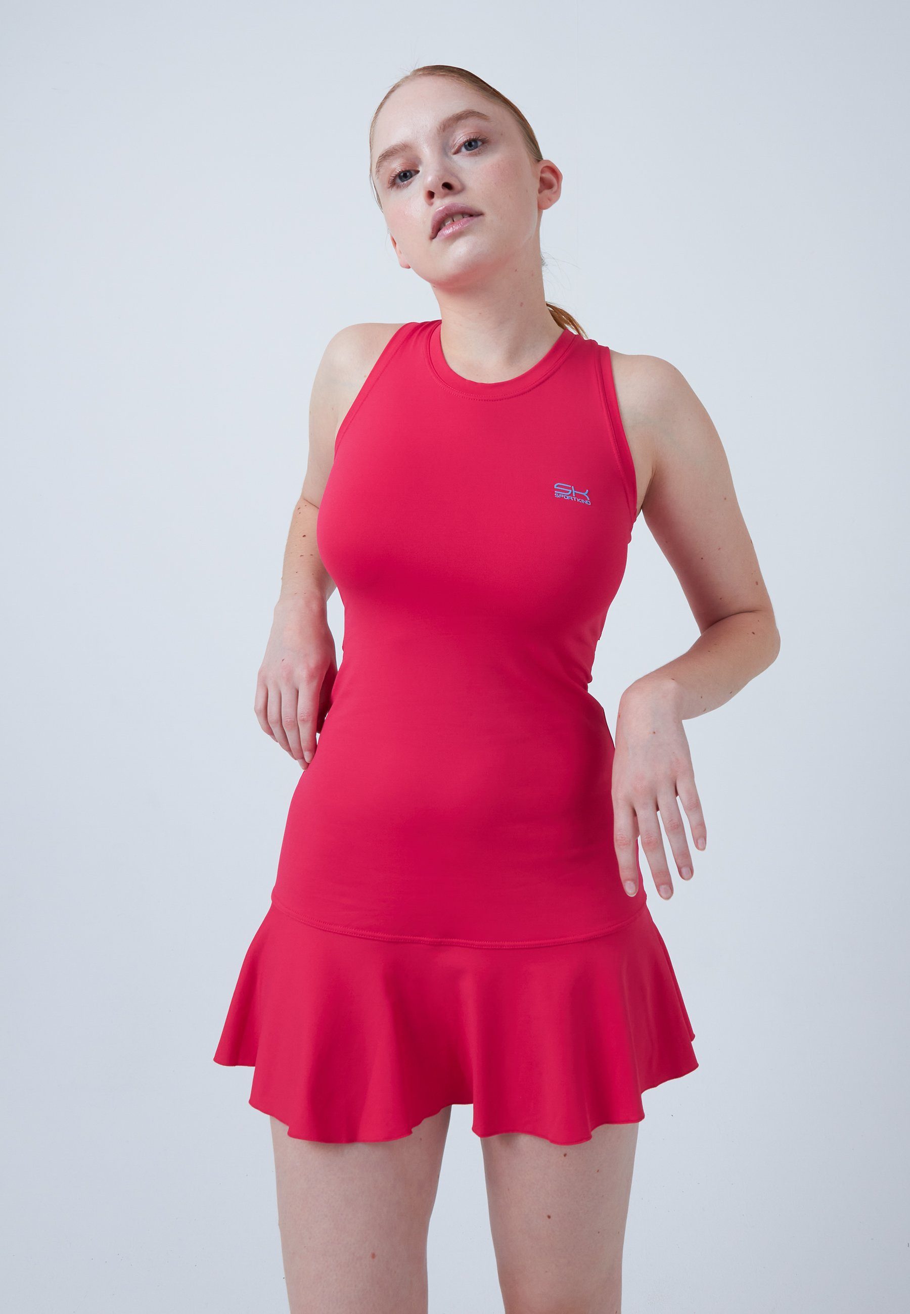 SPORTKIND Tenniskleid Performance Sportdress Damen & Mädchen pink