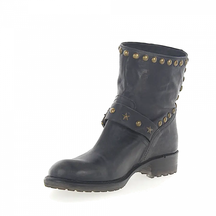 Budapester - Cowboy-/ Bikerstiefeletten 597 - blau