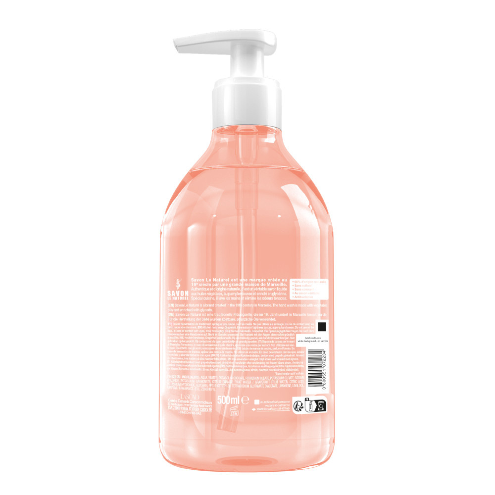 savon le naturel Savon Le Naturel Pamplemousse Spécial Cuisine 500ml Savon Spécial Cuisine