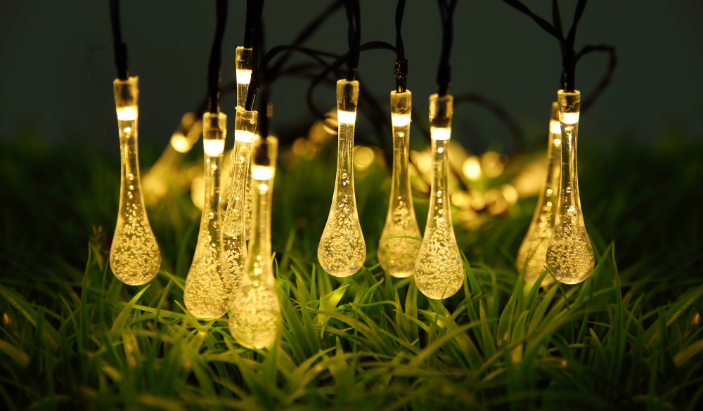 Solarlichterkette Tropfen Horst
