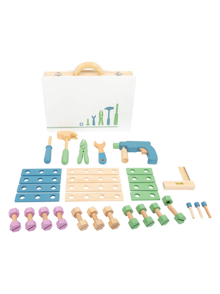 small foot Spielwerkbank Werkzeugkoffer Nordic (11505) in Mehrfarbig günstig kaufen onesize