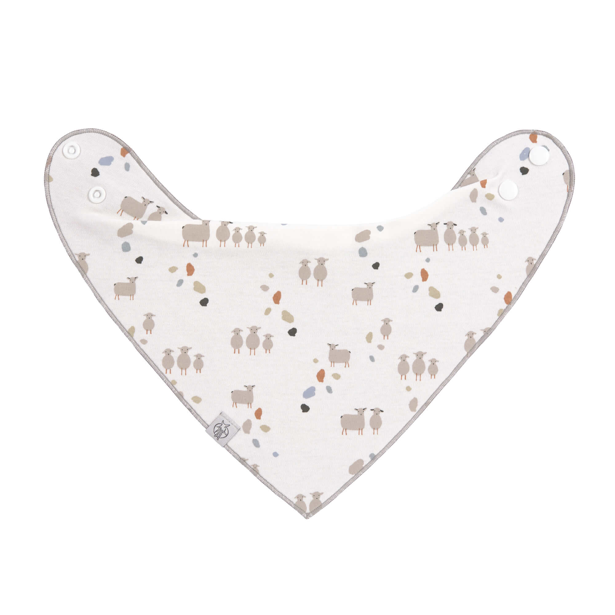 Dreieckstuch Baby (2 Stk) - Bandana, Tiny Farmer Schaf
