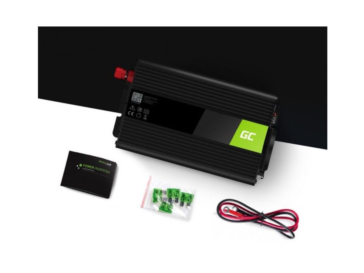 Green Cell INV08 12V/1000W Wechselrichter