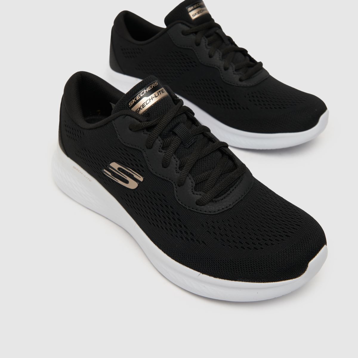 SKECHERS skech-lite pro sportcipők fekete és arany színben