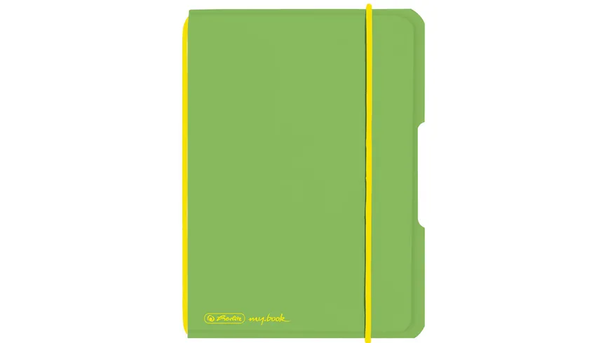 herlitz my.book flex Notizheft PP A6 40Blatt kariert hellgrün