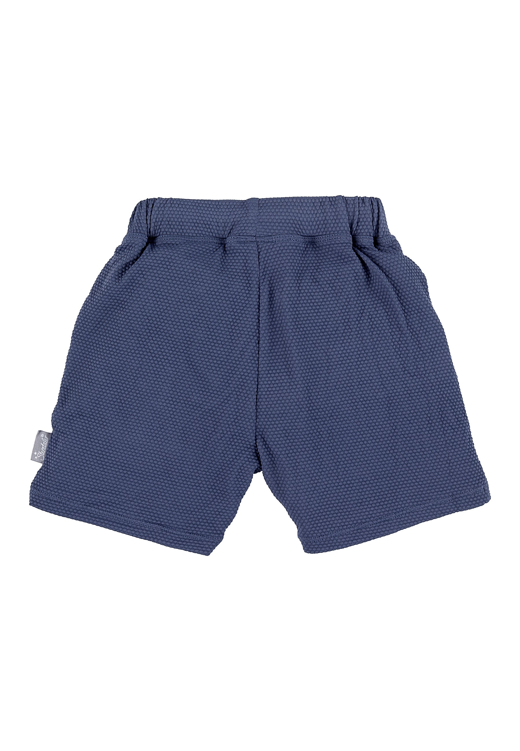 Kinder Badeshorts bedruckt mit Palmen in blau
