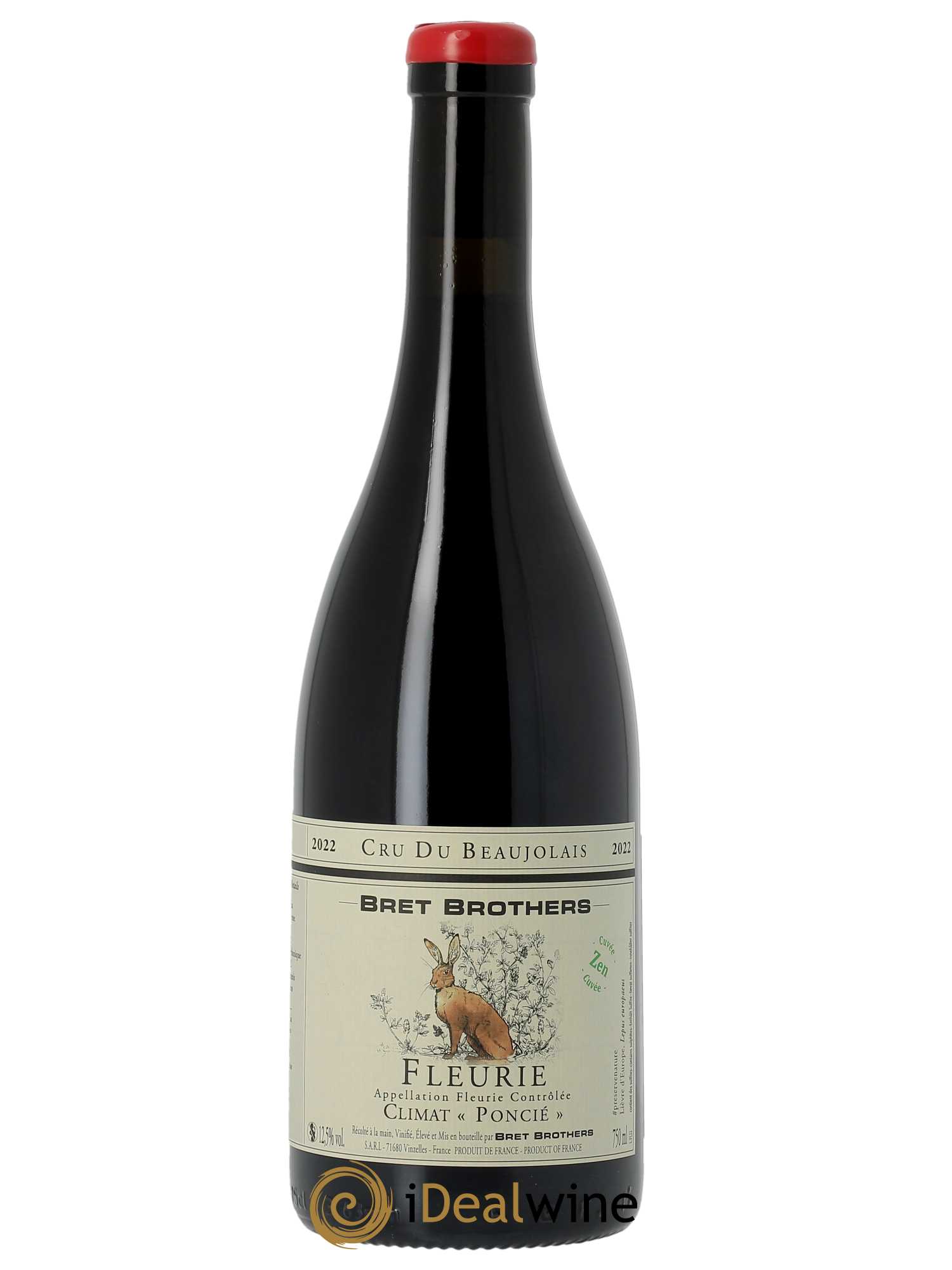 Fleurie Poncié Cuvée Zen Bret Brothers  2022 - Lot de 1 Bouteille