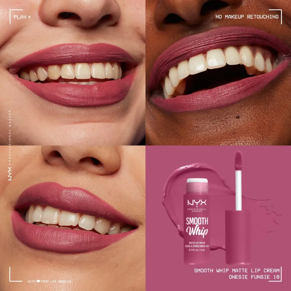 NYX Smooth Whip Matte Lip Cream Onesie Funsie кармин