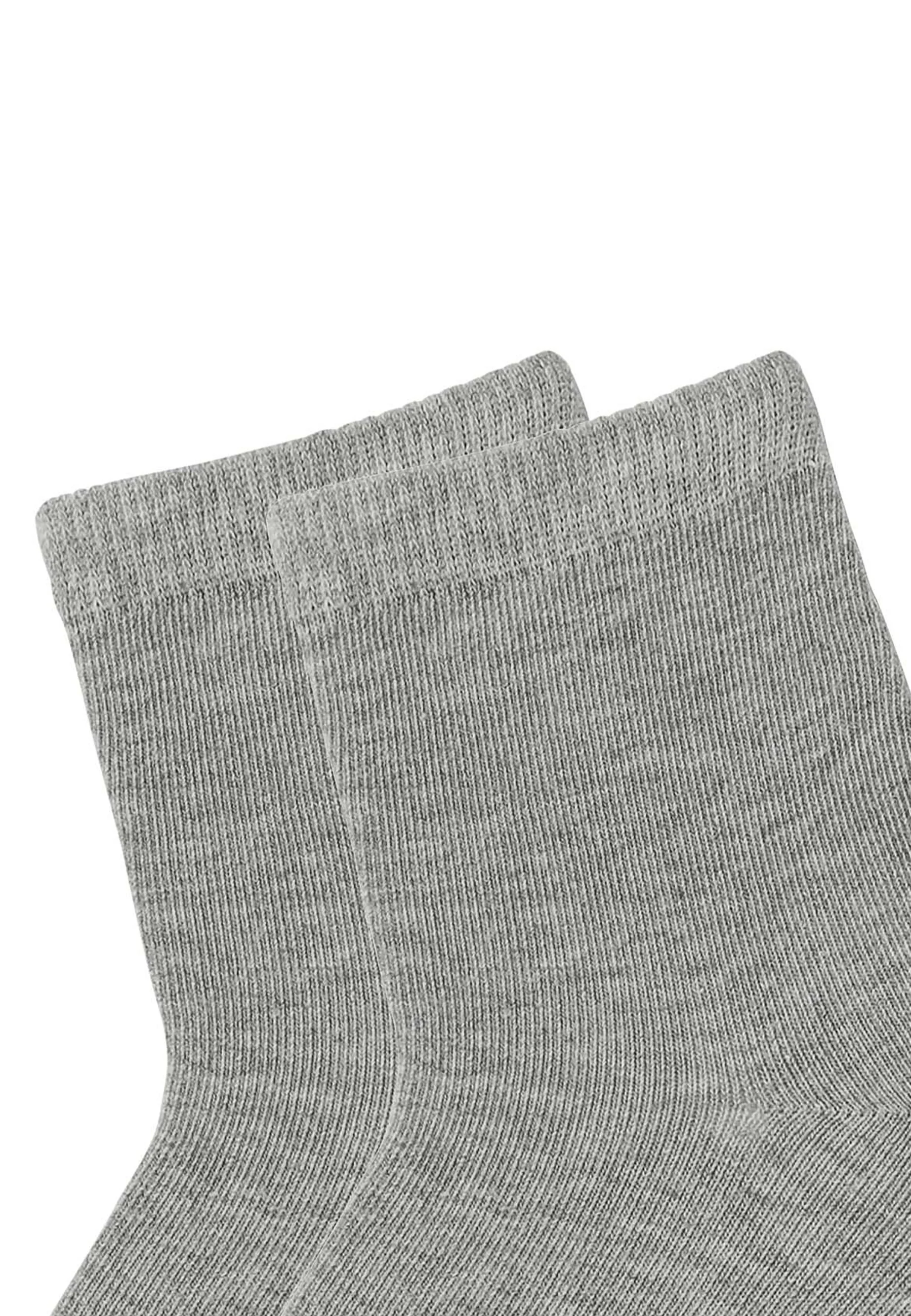 Socken 2er-Pack, uni in 7 Basic Farben