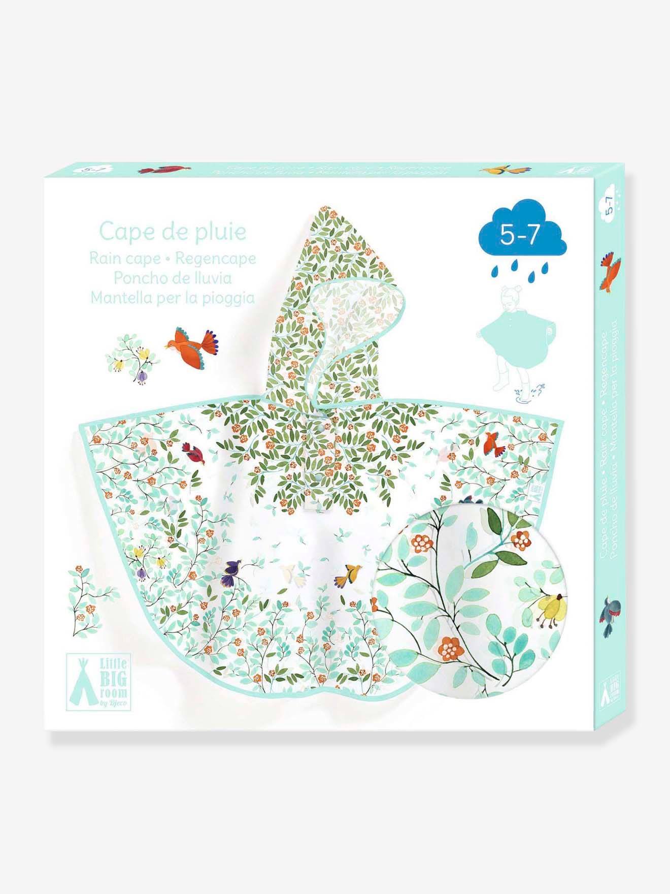 Cape de pluie 5/7 ans DJECO rose