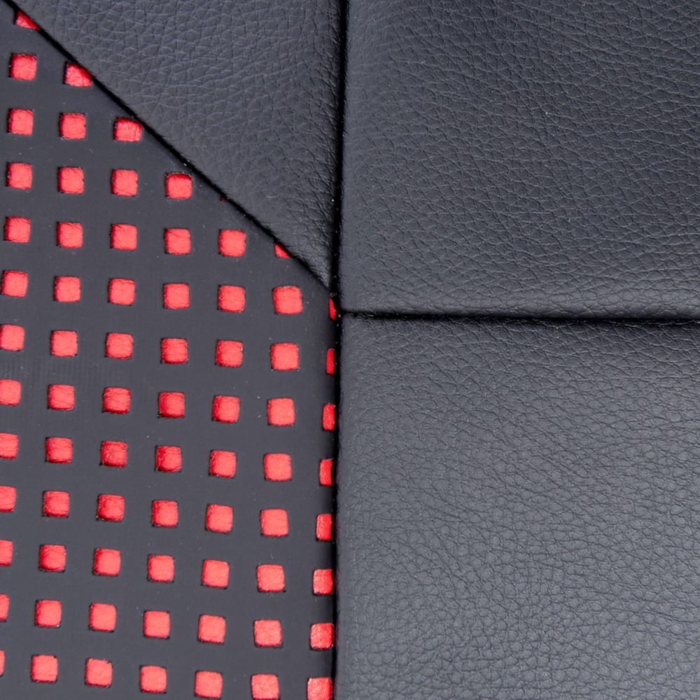 Norauto Deluxe Universal-Sitzbezüge schwarz/rot - ATU