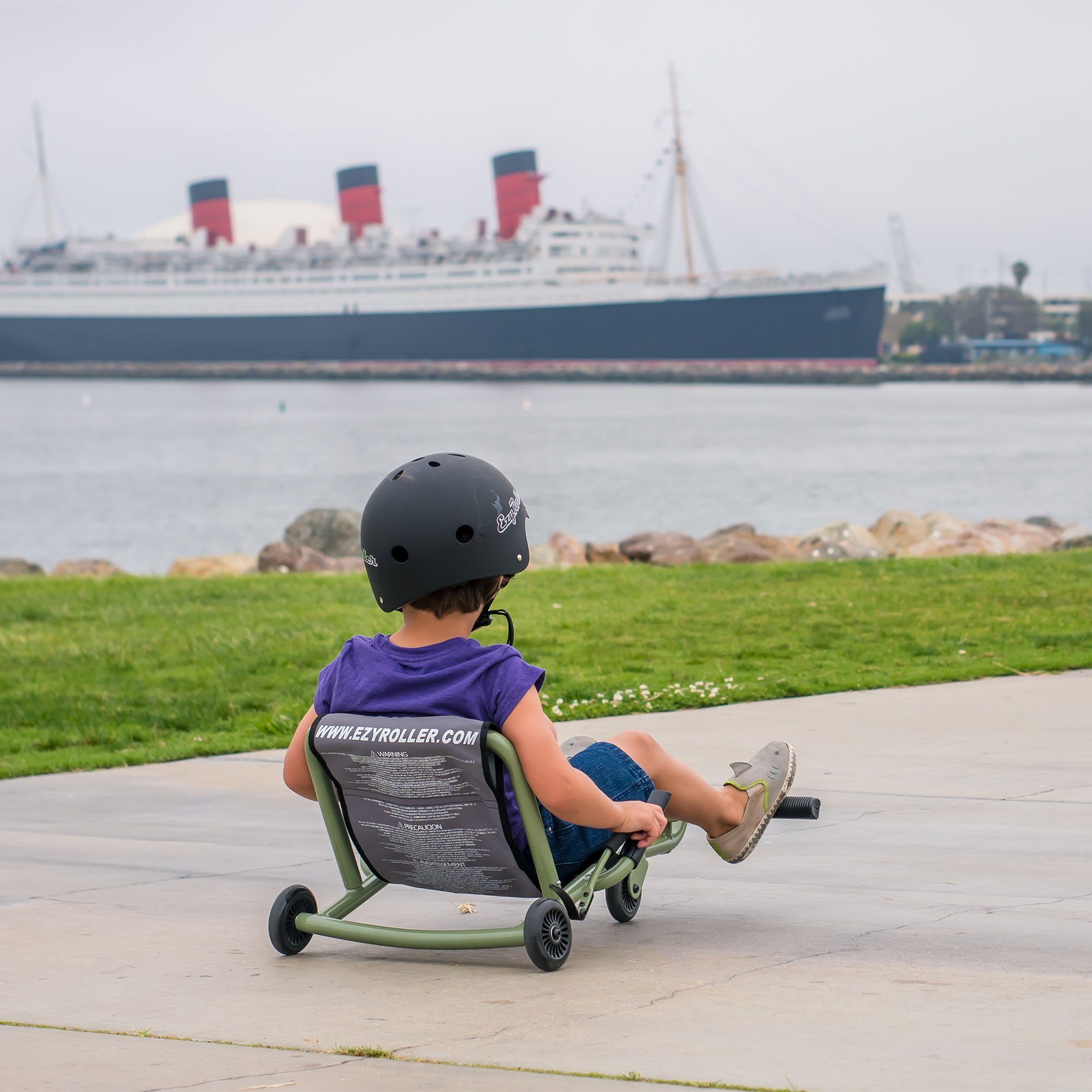 EzyRoller Dreiradscooter Classic, Kinderfahrzeug für Kinder ab 4 bis 14 Jahre Dreirad Trike Funfahrzeug