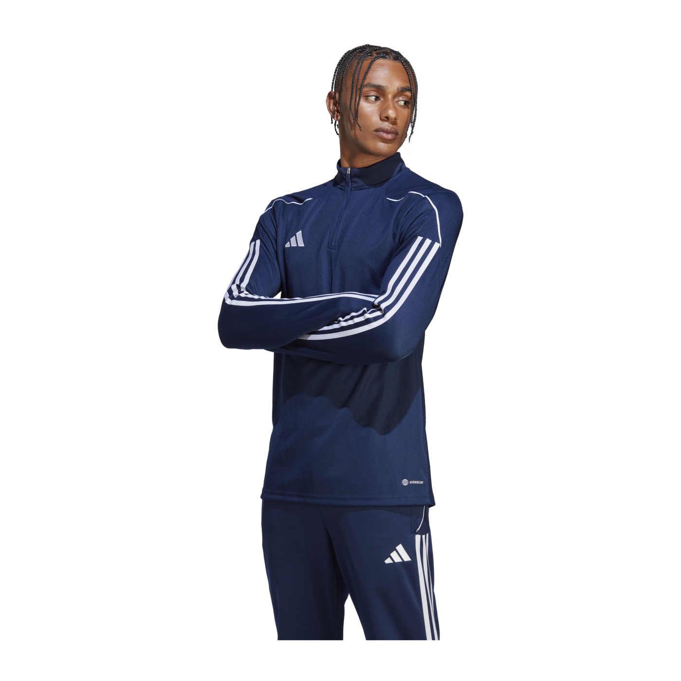 adidas Tiro 23 League Halfzip Sweatshirt Blau