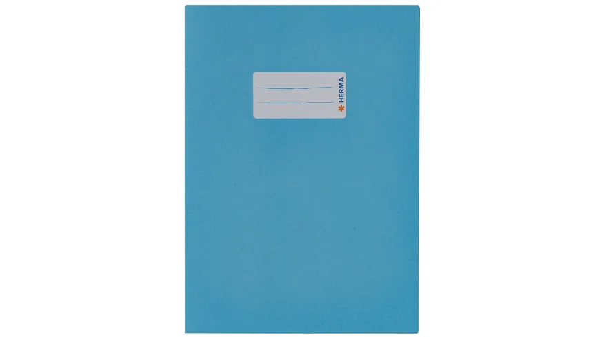 HERMA Hefthülle A5 aus Papier hellblau