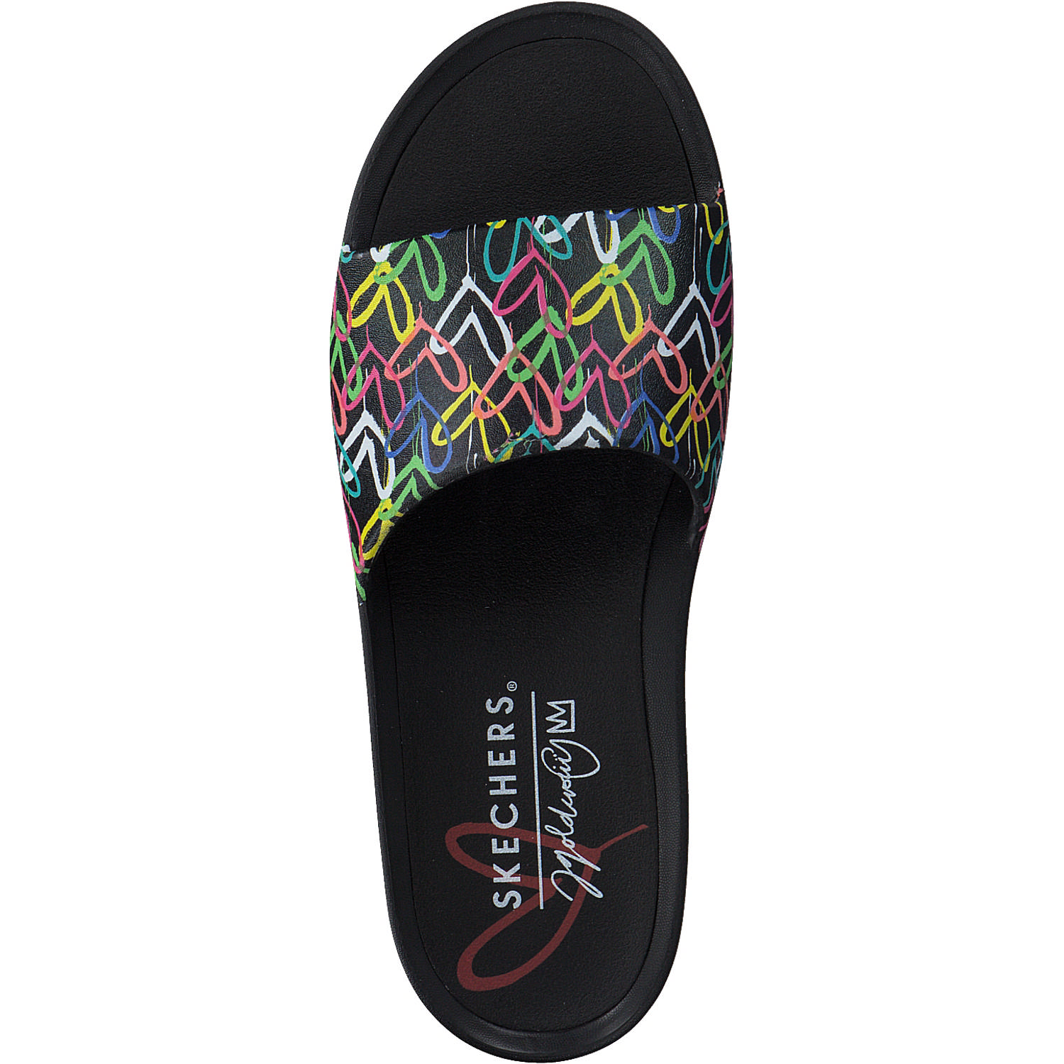 Skechers 111327, Badelatschen, Damen, Schwarz