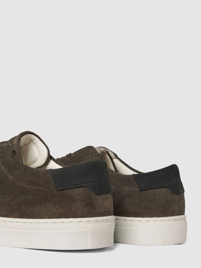 Sneaker aus Leder Modell 'COREY' in hellgrau