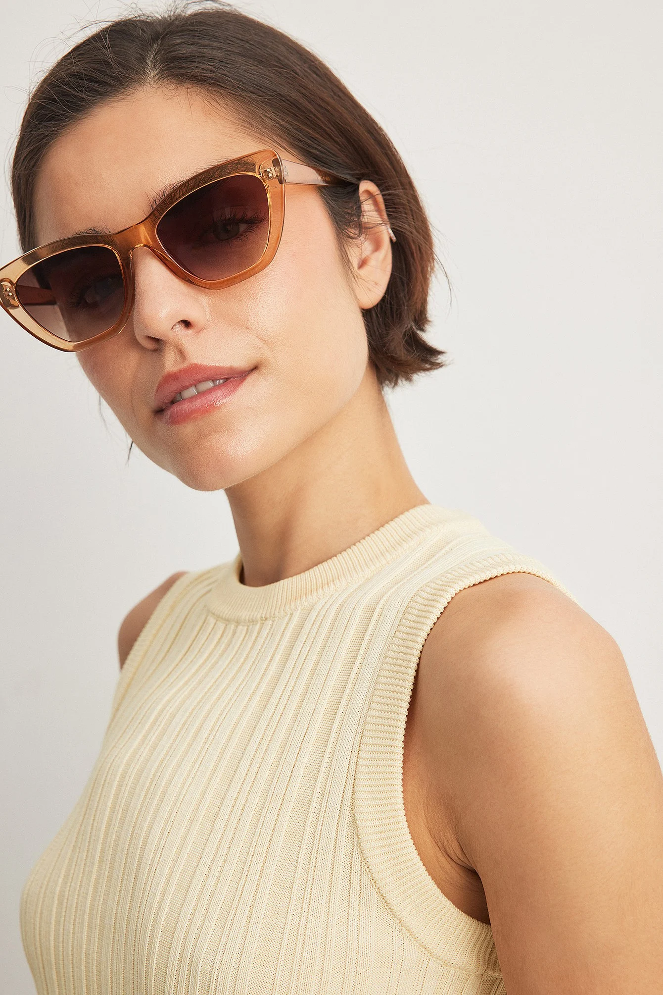 Spitze transparente Sonnenbrille