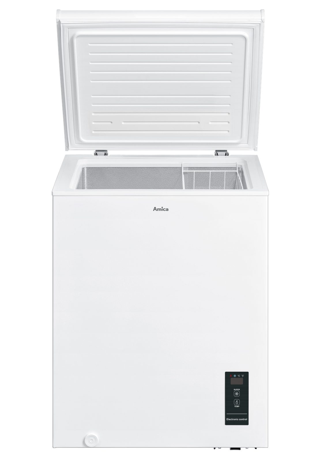 Amica Gefriertruhe GT 311 101 W, 99L Supergefrierfunktion FrostControl weiß