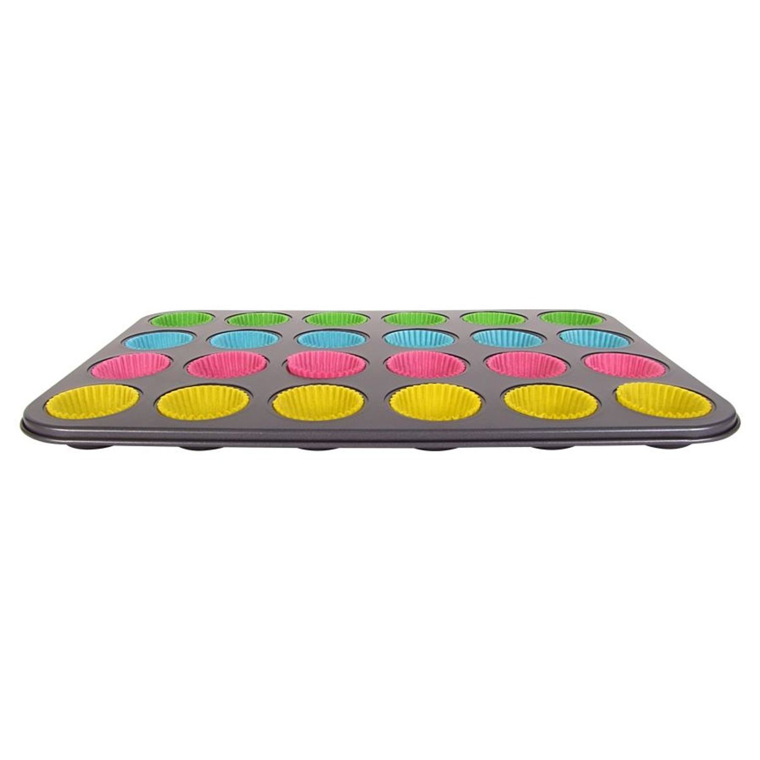 BURI Backform Muffin Backform Muffinblech Kuchenform Backblech Cupcake für 24 Muffin, (24-tlg)