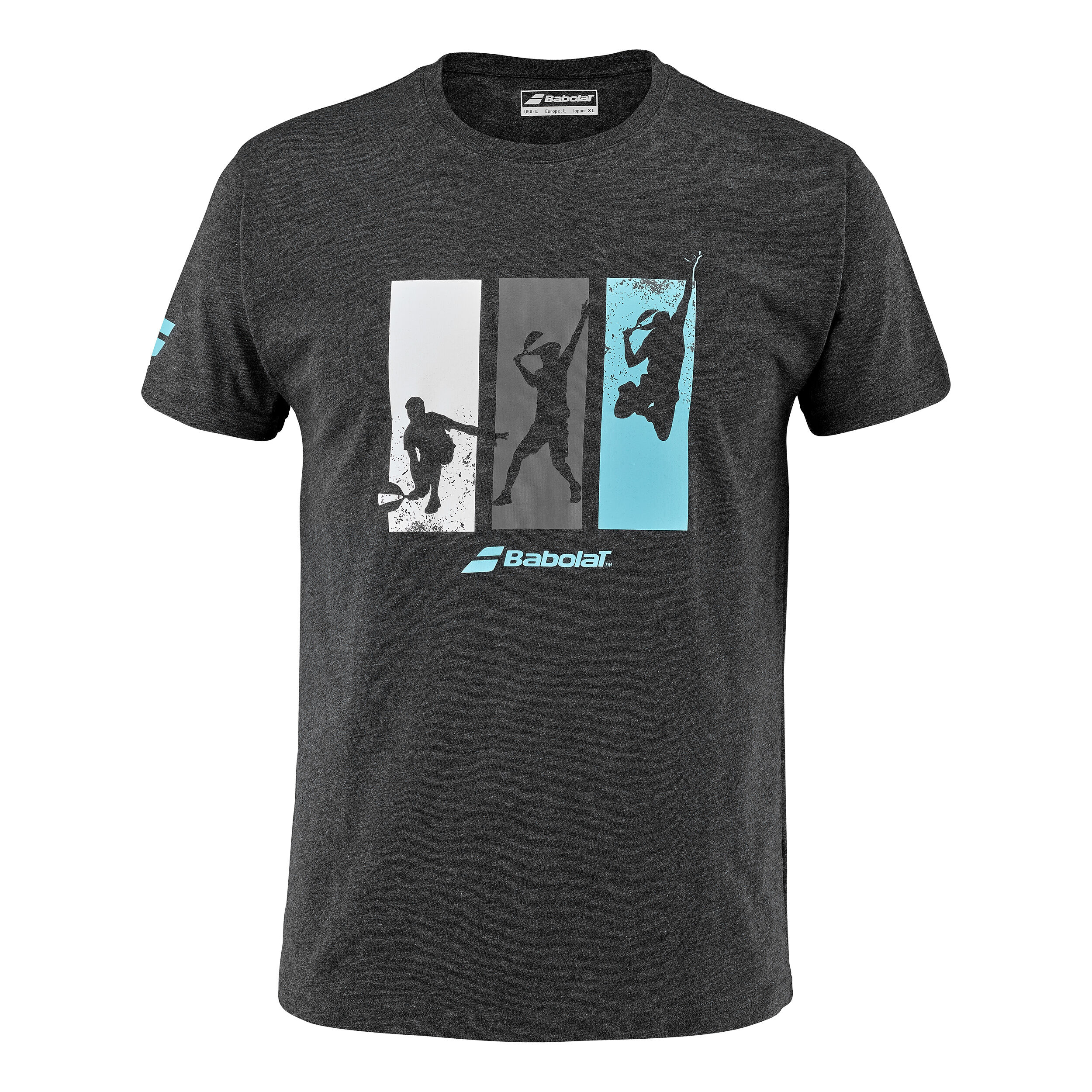 Cotton T-Shirt Herren - Schwarz, Mehrfarbig