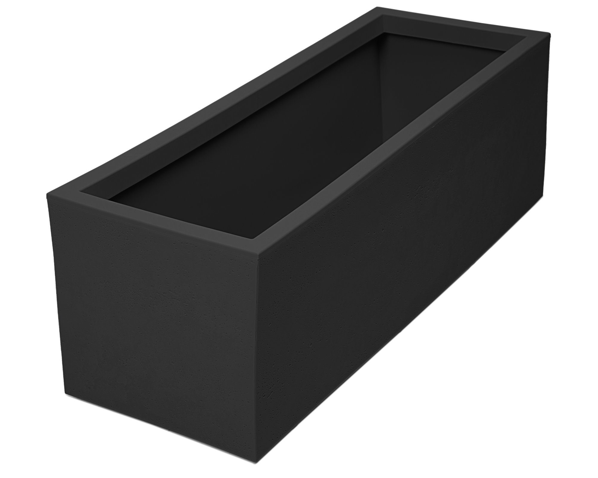 ONDIS24 Blumenkasten Vulkan 57L Gestein/Basalt Optik mit Wasserspeicher Pflanzenkasten, 79.5 x 29.5 x 29.5 (H) cm