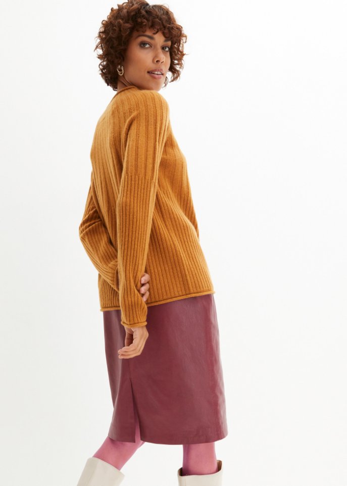 Wollpullover mit Good Cashmere Standard®-Anteil