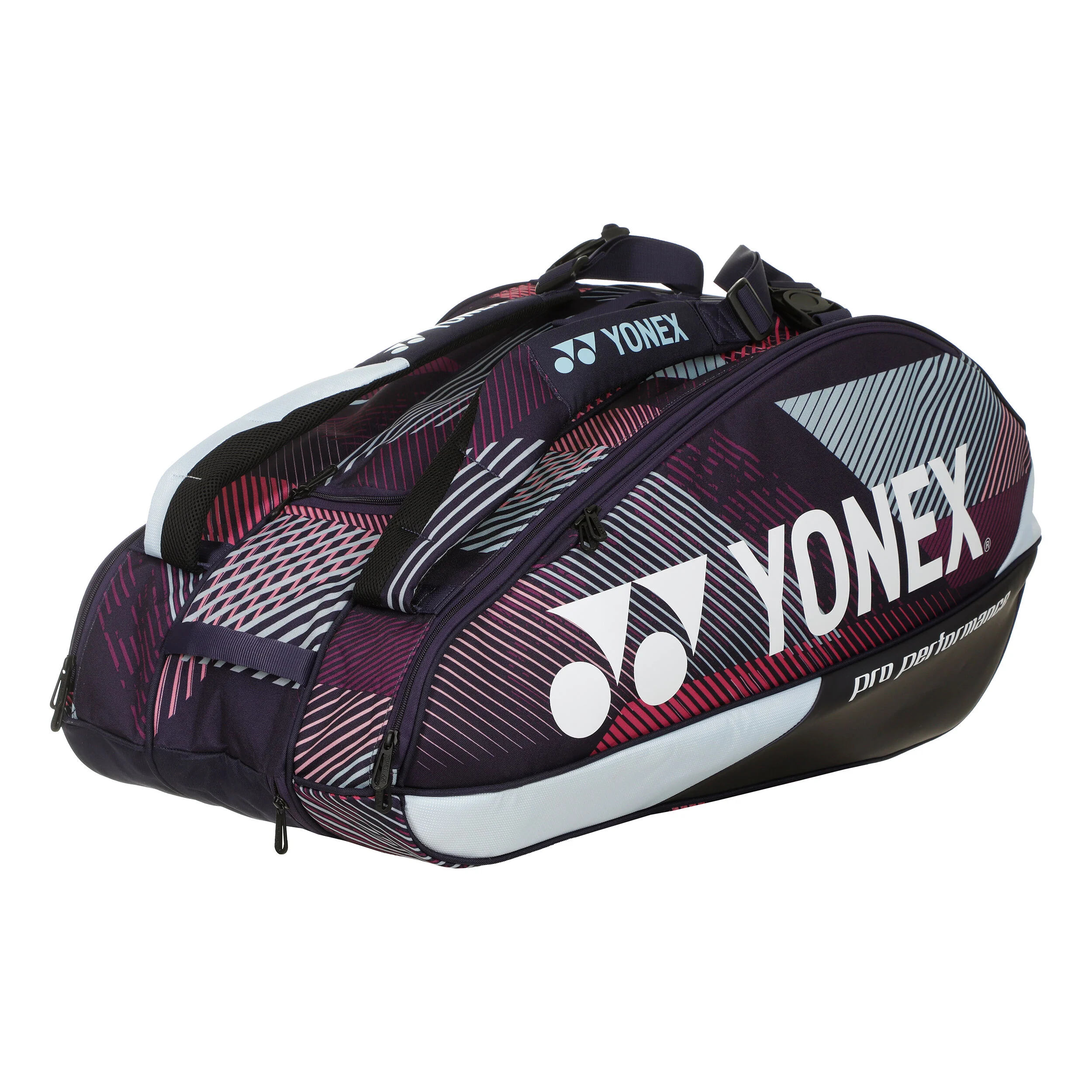 Pro Racquet Bag Schlägertasche 9er - Lila, Grau