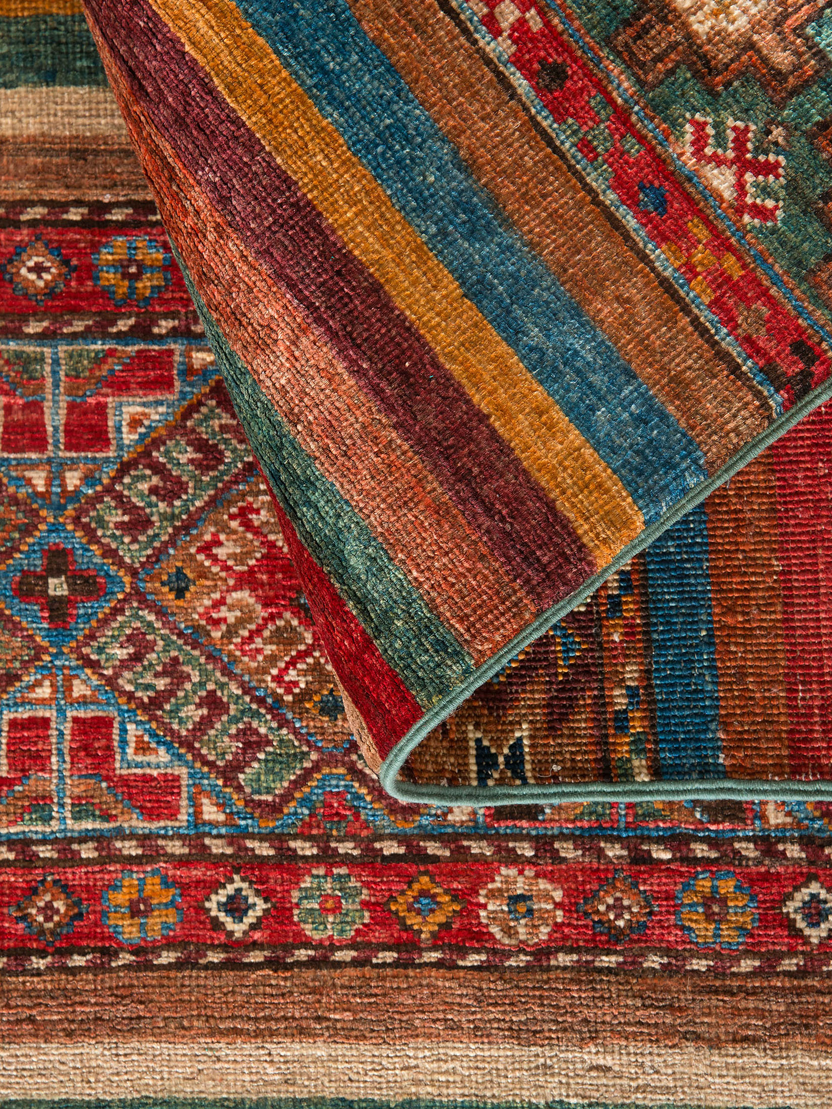 Chobi Schal ca. 84 x 299 cm, Unikat / Einzelstück