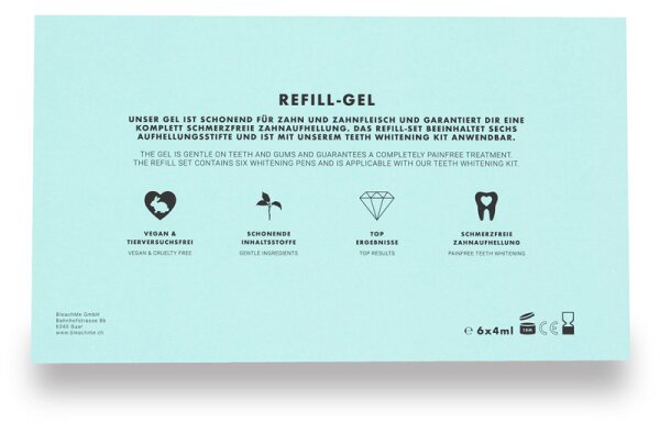 BleachMe Refill-Gel 6er Set Zahnaufheller