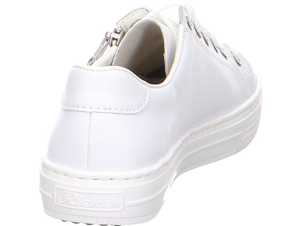 RIEKER Freizeit Schnürer weiss FSK Damen Halbschuhe