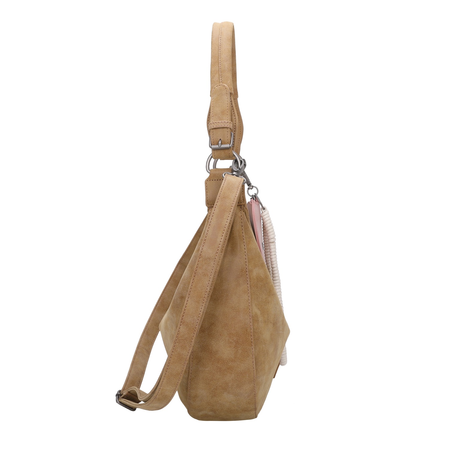 Schultertasche Fritzi Hobo mit abnehmbaren Schultergurt
