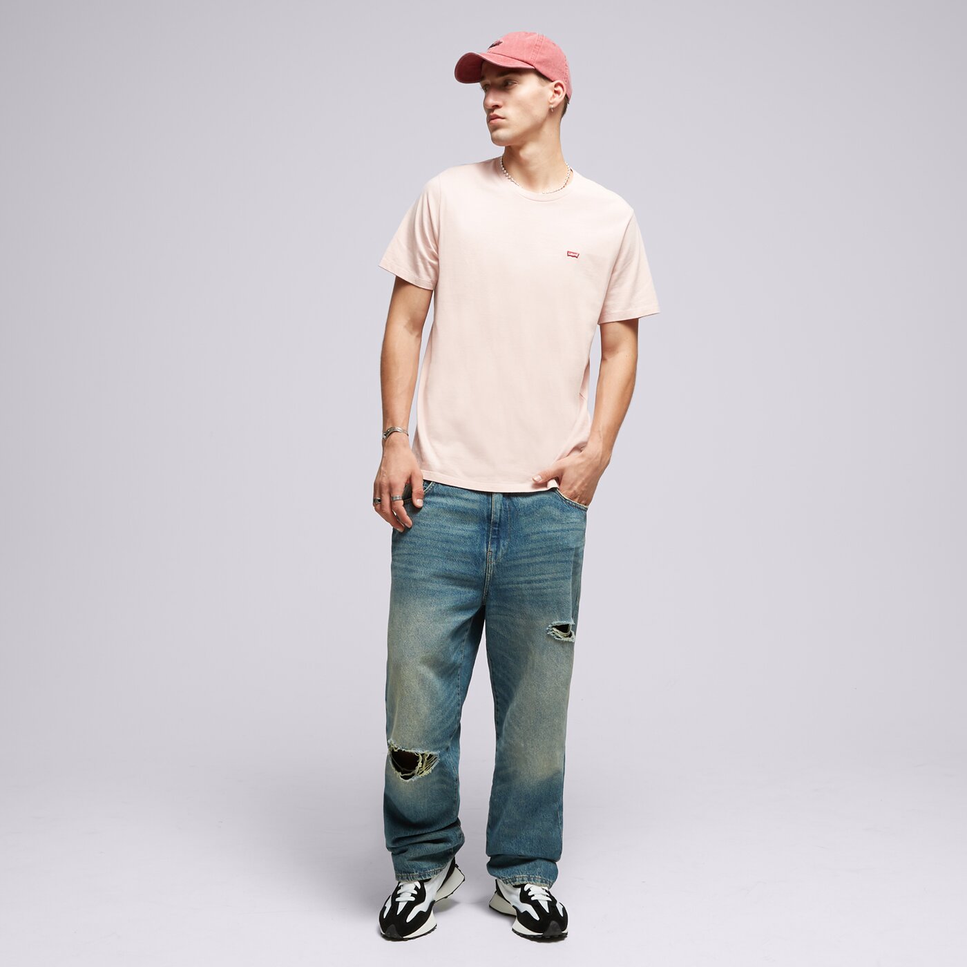 LEVI'S T-SHIRT SS ORIGINAL HM Rosa