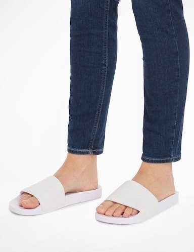 Calvin Klein POOL SLIDE - MONO Badepantolette mit vorgeformtem Fußbett