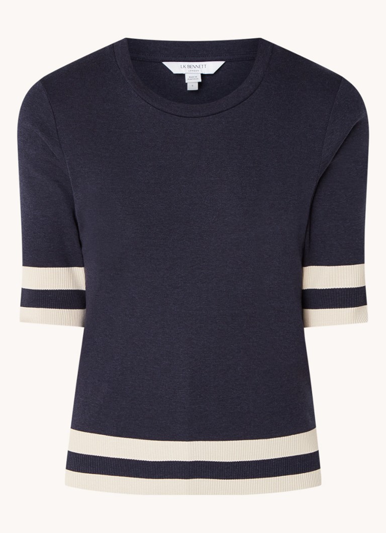 LKBennett Michi T-shirt in lyocell blend