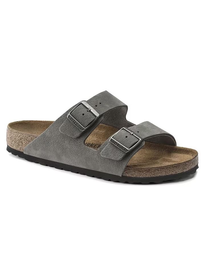 Birkenstock Leder-Pantoletten 