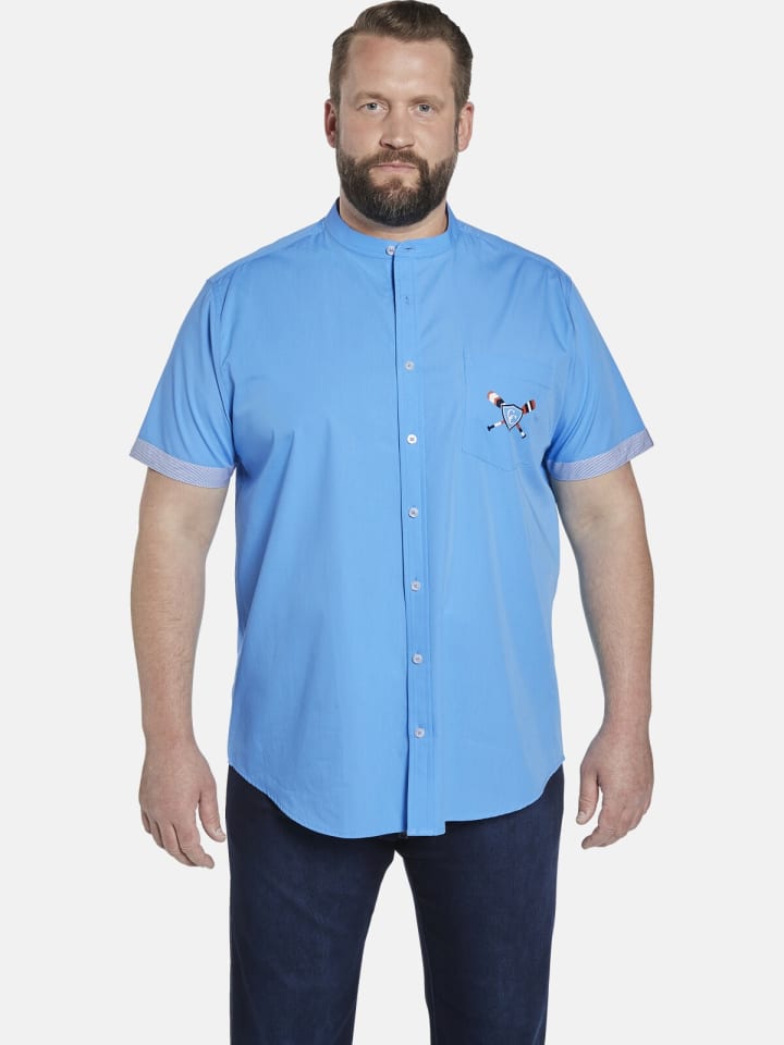 Charles Colby Kurzarmhemd DUKE SANDFORD in blau günstig kaufen
