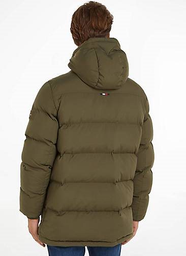 TOMMY HILFIGER Herren Steppjacke mit Kapuze CL ESSENTIAL ROCKIE PARKA